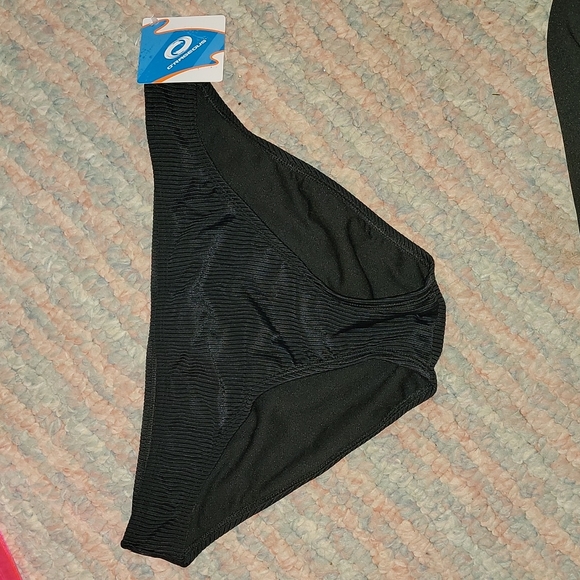 O'Rageous Ribbed Black Swim Bottoms NWT - Picture 1 of 2